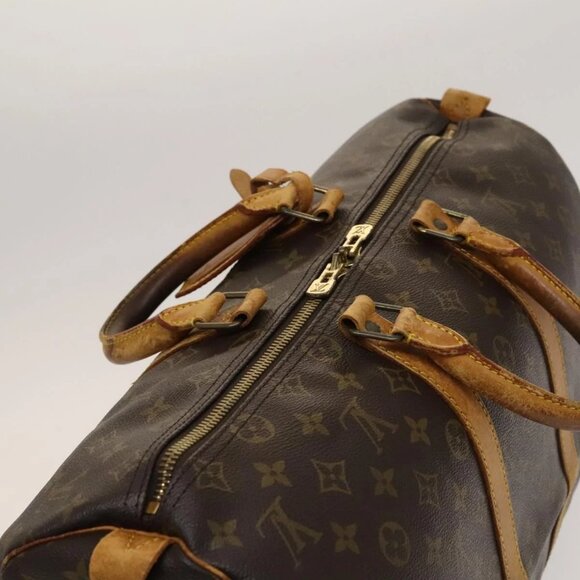 LOUIS VUITTON Monogram Keepall 45 Boston Bag M41428 LV Auth 134772 - Picture 7 of 16